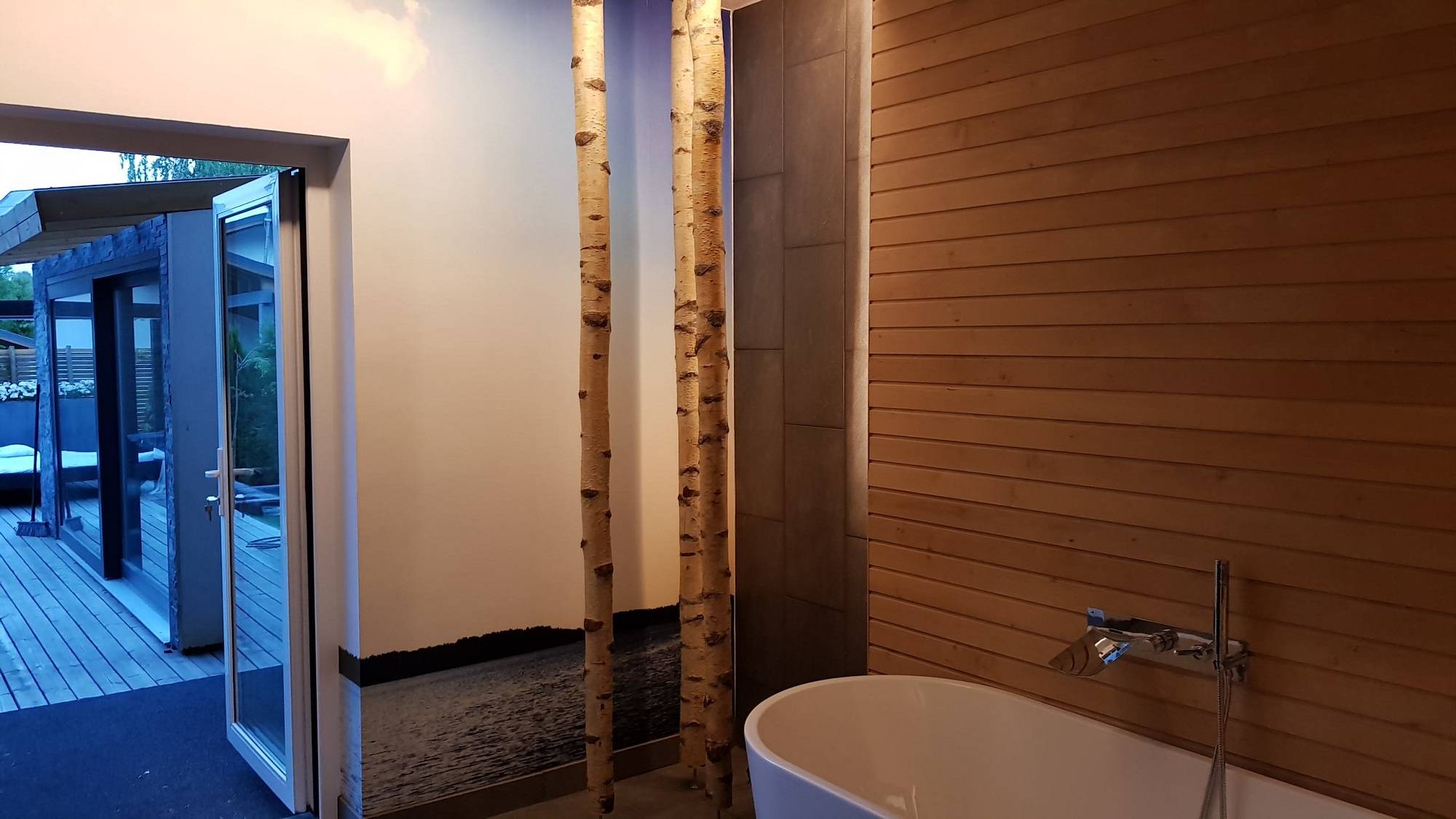 Led pásek v umývárně